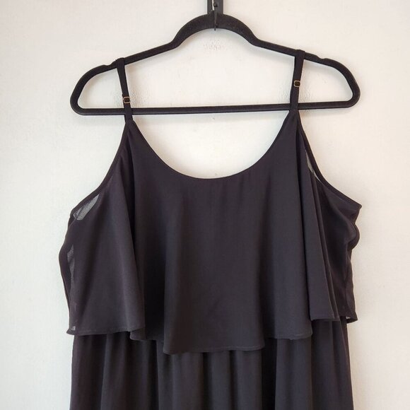 Show Me Your Mumu Caitlin Black Maxi Dress Full Length Bridesmaids Women's XXL - Picture 5 of 8